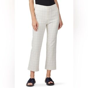 Joie Dicra High Rise Checked Cropped Pants
